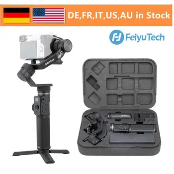 

FeiyuTech G6 Max 3 Axis Handheld Gimbal Stabilizer Fits Action Camera Smartphone Splashproof OLED Screen Max Payload 2.64lb