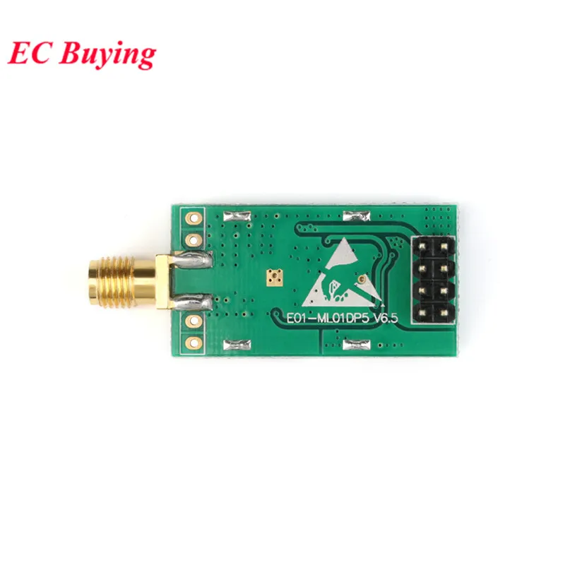 1 шт. nrf24l01 E01-ML01DP5 Ebyte 20dBm 2100 м SPI NRF24L01+ PA+ LNA 2,4 ГГц RF беспроводной приемопередатчик rf модуль антенны с экраном