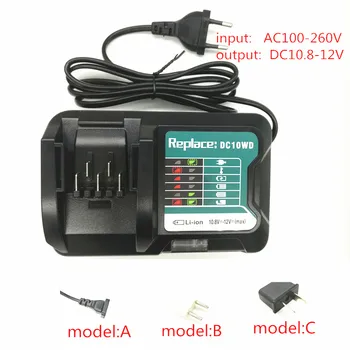 

Charger Replace for MAKITA 10.8V 12V DC10WD BL1015 BL1016 BL1021B BL1041B DC10SB BL1040B BL1015B BL1020B DC10SA