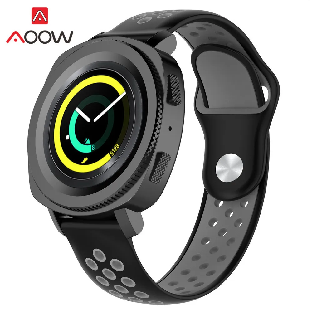 20 мм силиконовый ремешок для часов samsung Galaxy Watch Active 42 мм gear S2 классический Huami Amazfit BIP huawei watch 2 спортивный ремешок