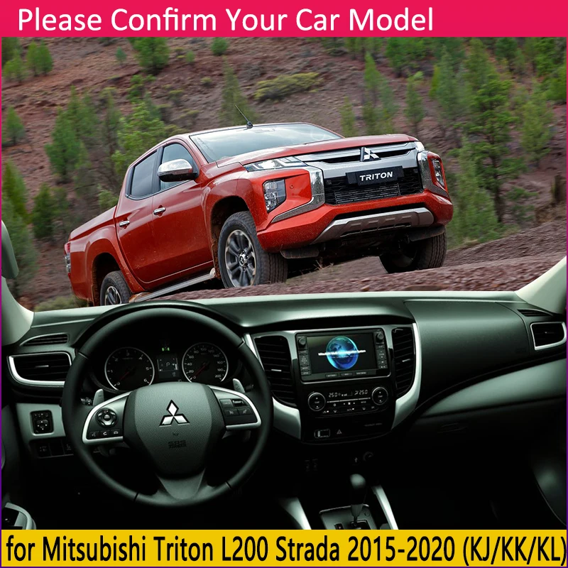 Противоскользящий коврик для Mitsubishi L200 противоскользящий козырек от солнца на