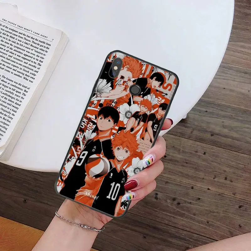 Haikyuu volleyball anime Japan Soft Phone Cover For Xiaomi Redmi Note 4 4x 5 6 7 8 pro S2 PLUS 6A PRO coque shell funda hull leather case for xiaomi