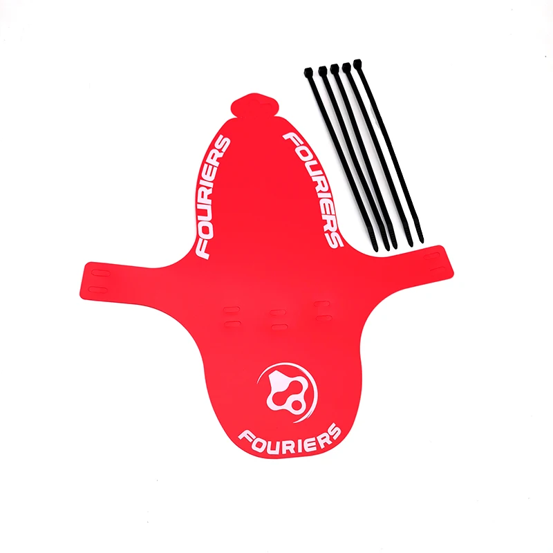 Front Fender Red FOURIERS AC-MG001 MTB велосипед Quick Release Крыло Передняя вилка PP 27 г запчасти для велосипеда - Цвет: Front Fender Red