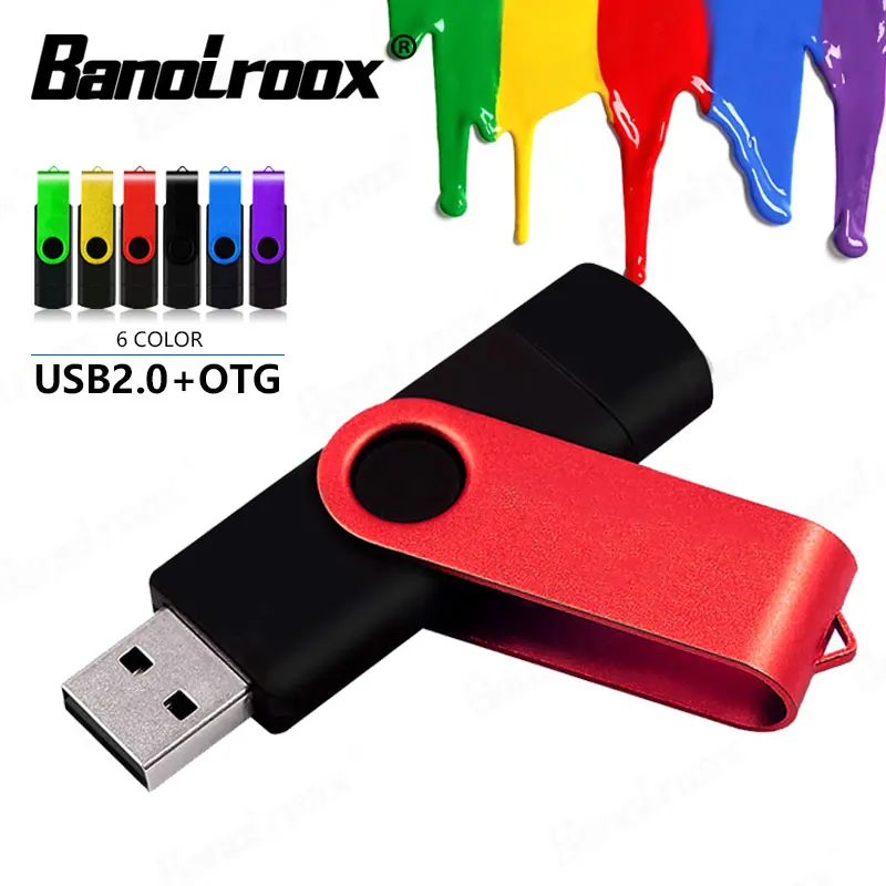 Флеш накопитель Micro usb OTG Type C USB флеш 16 ГБ 32 64 Гб 128 флешка память для смартфонов type
