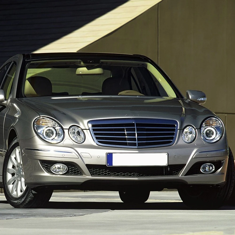 Автомобильная левая/правая фара стеклянная крышка для Benz W211 E240 E200 E350 E280 E300 2002-2008 абажур оболочка крышка лампы