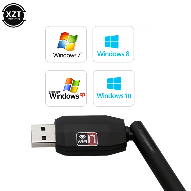 USB Wi-Fi Адаптер, 150 Мбит/С, Антенна 2,4 ГГц | AliExpress
