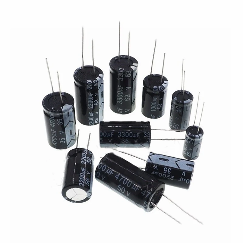 Condensador aluminio 47UF 100UF 220UF 470UF 1000UF 2200UF 4700UF|Condensadores| - AliExpress