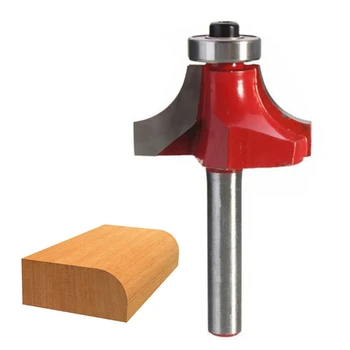 

New 3/4" Radius Round Over Router Bit Woodworking Chisel Cutter Tool 1/4" Shank