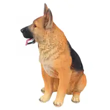 Смола собака садовые статуи пейзаж моделирование собака газон Статуэтка балкон Щенок Животное украшение сад собака статуэтка Декор