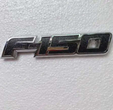 1 шт. для Ford F-150 OEM крыло черный и хром значок эмблемы от 2009 - Цвет: SLIVER BLACK
