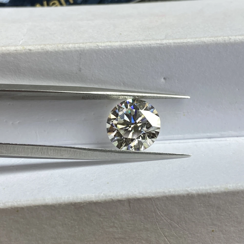 Lab diamond stone 1carat 6.5mm IJ Color VVS1 Loose moissanite stone Ring earrings jewelry making