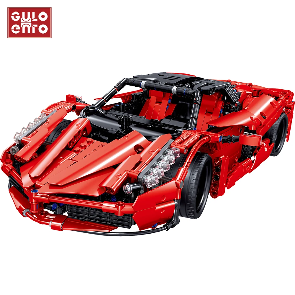 Конструктор City Racers Enzo спортивный автомобиль в масштабе супер гоночного техника