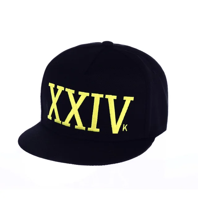 Высокое качество бренд Бруно Марс 24k Magic Gorras Bone шляпа, бейсбольная кепка хип хоп бейсболка от Солнца кепки s для мужчин женщин Регулируемая - Цвет: XXIV black gold