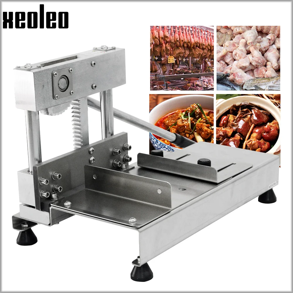 Косточная пила XEOLEO ручной резак для мяса гильотина костей из нержавеющей стали