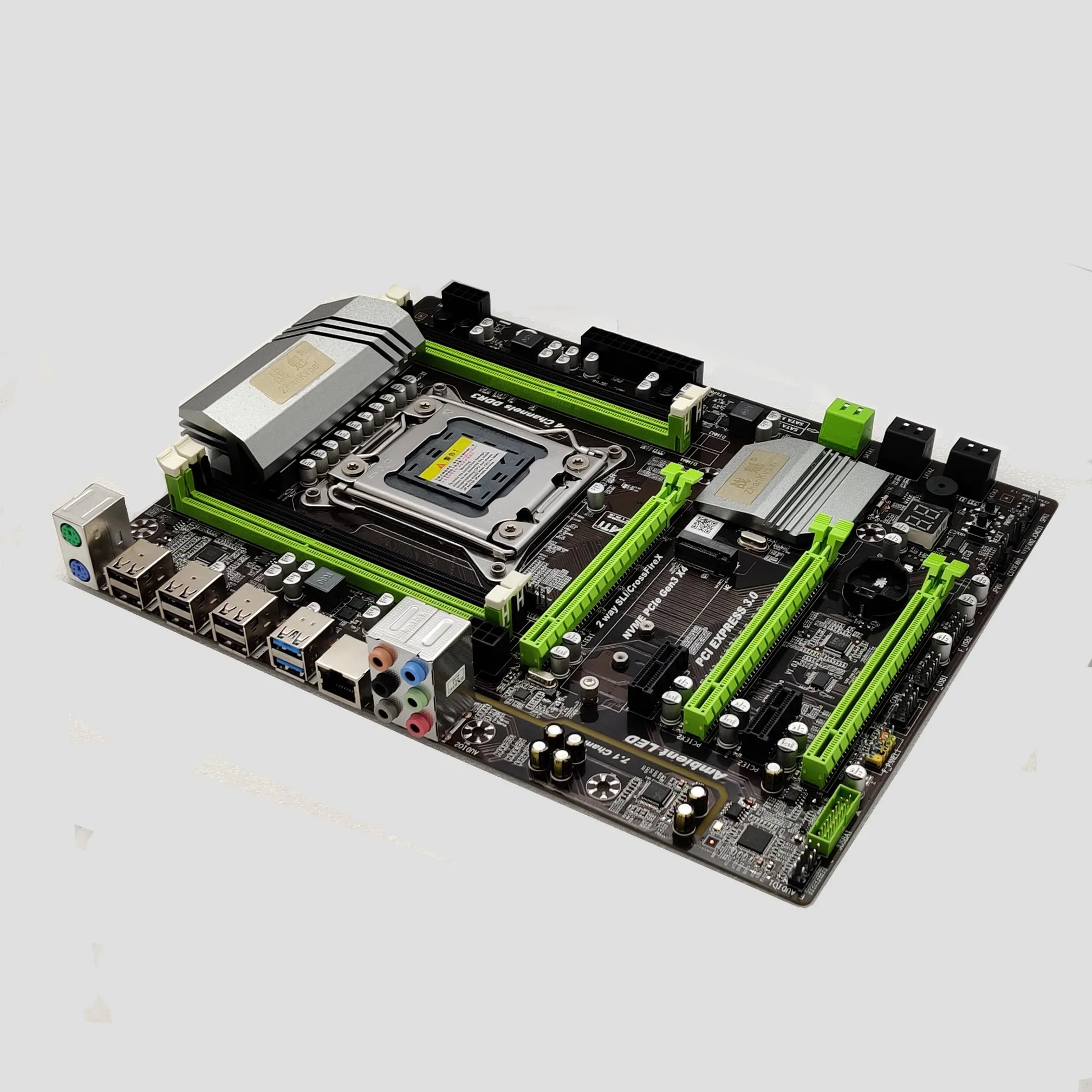 ZhanKvpai X79-PLUS игровая Материнская плата intel LGA 2011 ATX USB3.0 SATA3.0 поддержка 4x16 Гб 64 Гб памяти