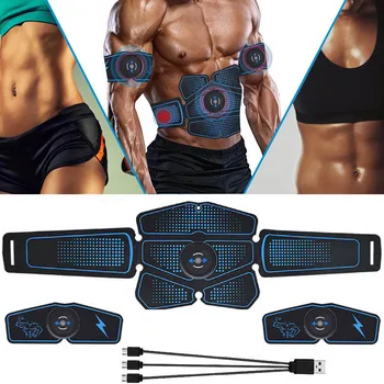 

Electric Press Simulator Massager Abdominal Muscle Sports Gym Home Exercise Fitness Equipment Training Apparatus USB Recharge