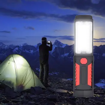 

USB Power Charge LED Flashling Outdoor Protable Camping Lantern Work Light With Magnet And Hook Energy Saving Emergency Lighting