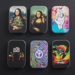 2021 Fashion Tin Storage Box Tobacco  Humidor Rolling Paper  Cigarette Case  Holder Smoking Accessories