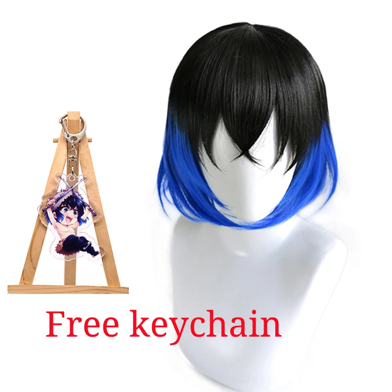 TDAICHAN Anime Demon Slayer Kimetsu No Yaiba Tokitou Muichirou Ponytails Wig Cosplay Agatsuma Zenitsu Kamado Tanjirou Keychain -Zentai shop online Haa10da6c8acb437982e2df2cdbf2b6625.jpg