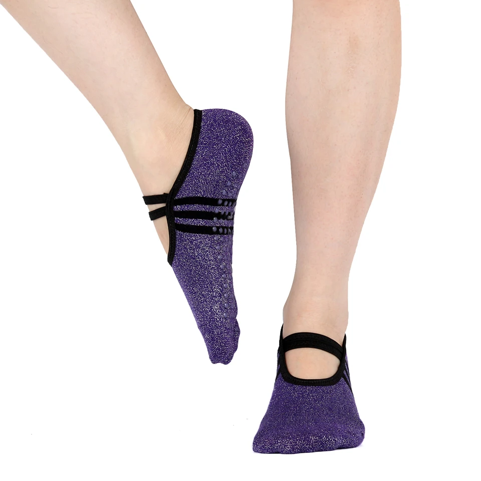 Женские лучшие носки для йоги, нескользящие носки для пилатеса, для фитнеса, хлопковый спортивный носок, нескользящие носки для женщин, танцевальная обувь для спортзала