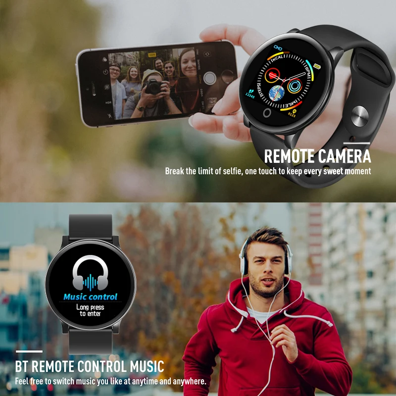 Skup Relogio feminino panie zegarki LIGE 2019 nowych opaska fitness smart watch mężczyźni kobiety na iPhone sportowy zegarek Montre Femme