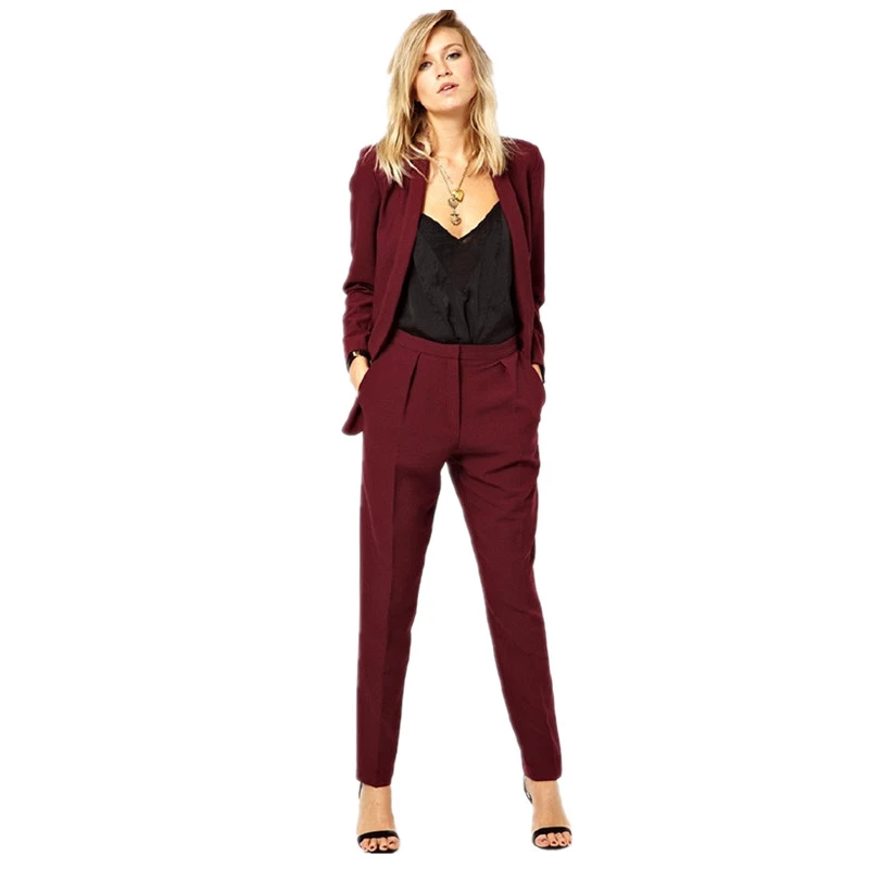 Women's burgundy blazer Clearance