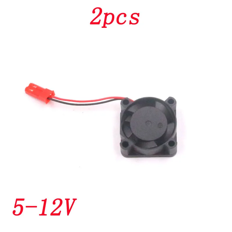 2 шт. DC 5 V-12 V бесщеточный ESC Вентилятор охлаждения 25*25*10 мм радиатора JST 2S штекерь