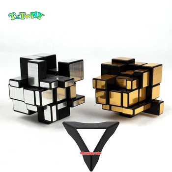 

Magic Cube Third-order Mirror Shaped Children Creative Puzzle Maze Toy professional magic cube mirror speed cube 3x3x3 Toys gif