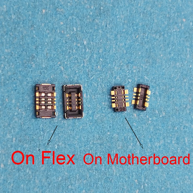 

2pcs Inner Battery FPC Connector Clip Contact Holder On Motherboard For Motorola Moto G7 OPTIMO XT1952DL / G6+ G6 PLUS XT1926-5