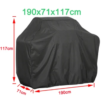

Portable Waterproof BBQ Grill Barbeque Cover Outdoor Rain For Gas Charcoal Electric Barbeque Cover Home Kitchen Supplies