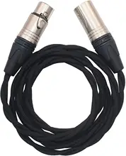 Headphone Extension Cable Audio Extension Cable 4 Pin XLR Balanced Male to 4 Pin XLR Balanced Female Extension Cable