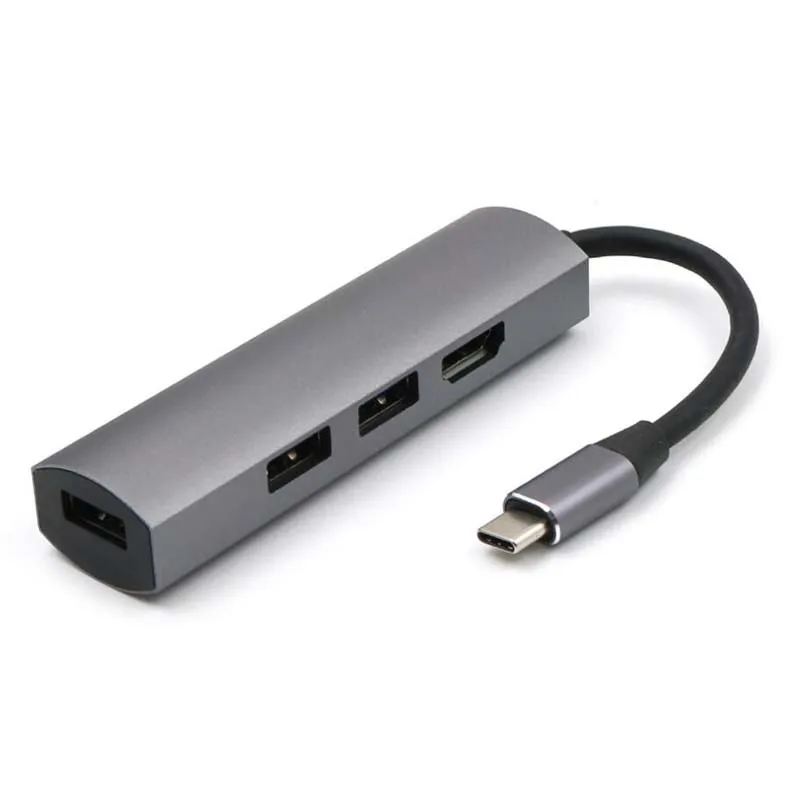 Мульти usb type-C концентратор к HDMI адаптер 4K USB C концентратор usb-хаб 3,0 USB C адаптер для MacBook Pro samsung S8/S9 huawei mate 10 P10/20