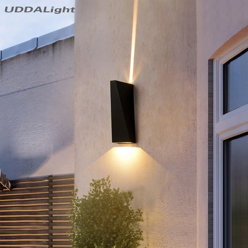 Cree led lamp outside 10W garden wall light black/white Space wheel special effect lighting 15 and 120 degree