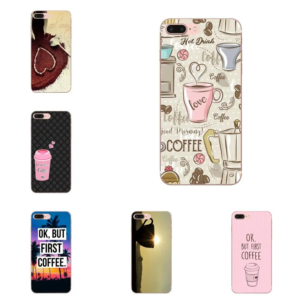 

For Huawei Honor Mate 7 7A 8 9 10 20 V8 V9 V10 G Lite Play Mini Pro P Smart New High Quality Phone Case 2019 Ok But First Coffee