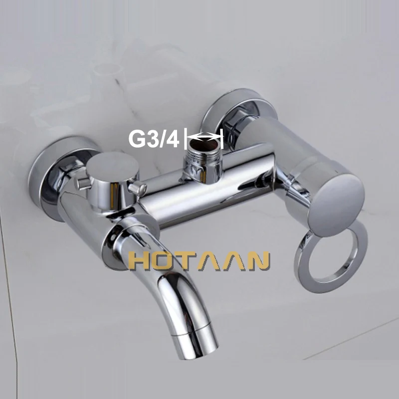 Bathroom Mixer Bath Tub Copper Mixing Control Valve Wall Mounted Shower Faucet concealed faucet YT-5313 bathroom faucet bathroom shower faucet set thermostatic mixing valve