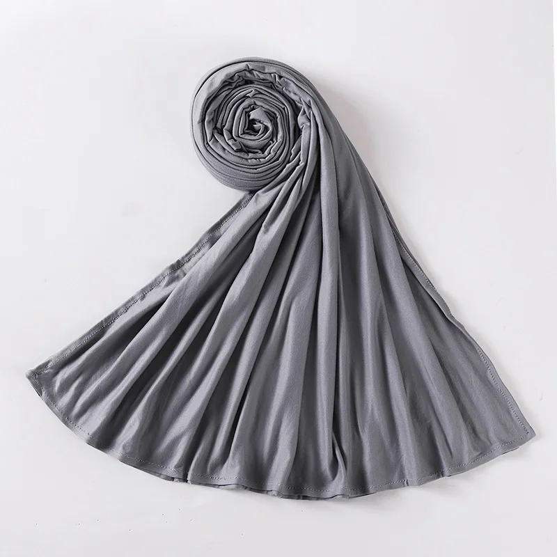 mens cotton scarf 175*75cm New Women Jersey Hijabs Long Good Stitching Shawls With Hoop Free Use Hijabs mens striped scarf