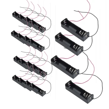 

20*Black 1Slot 18650 Battery Storage boxes 3.7V Clip Holder New Power bank Holder Plastic Battery boxes Storage