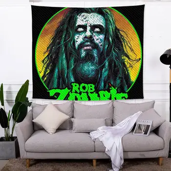 

Rob Zombie Tapestry Wall Hanging Decoration Furnishing Travel Picnic Beach Shawl Camping Bohemian Blanket GT-22