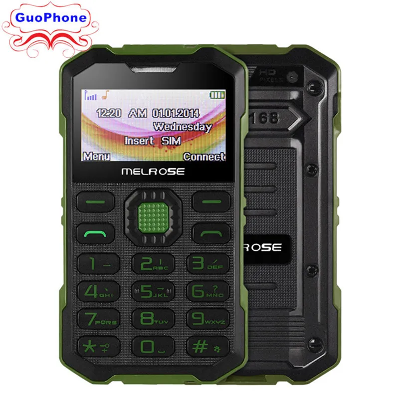 Original Melrose S2 Mini Phone With MP3 Camera Bluetooth Ultra-thin 1.7Inch Outdoor Shockproof Dustproof Phone