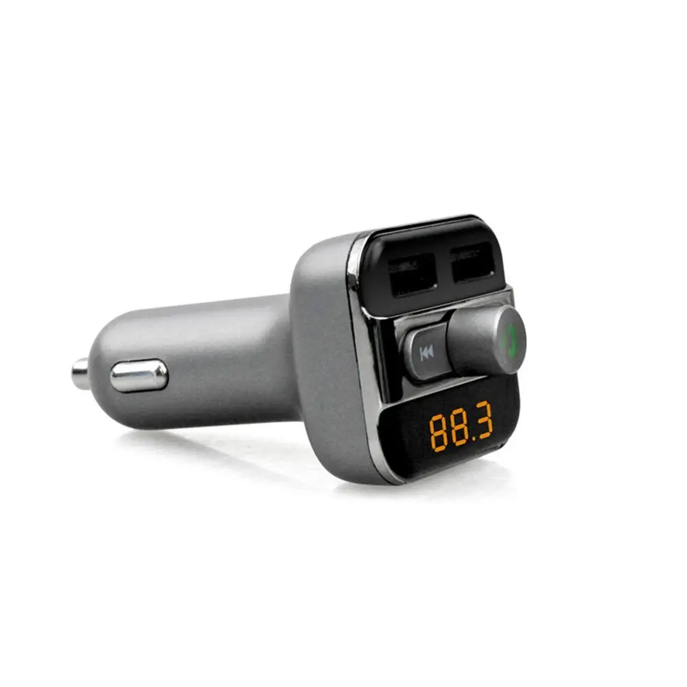 Bluetooth FM передатчик Радио адаптер модулятор Автомобильный комплект usb порты зарядное устройство аудио MP3 плеер передатчик громкой связи