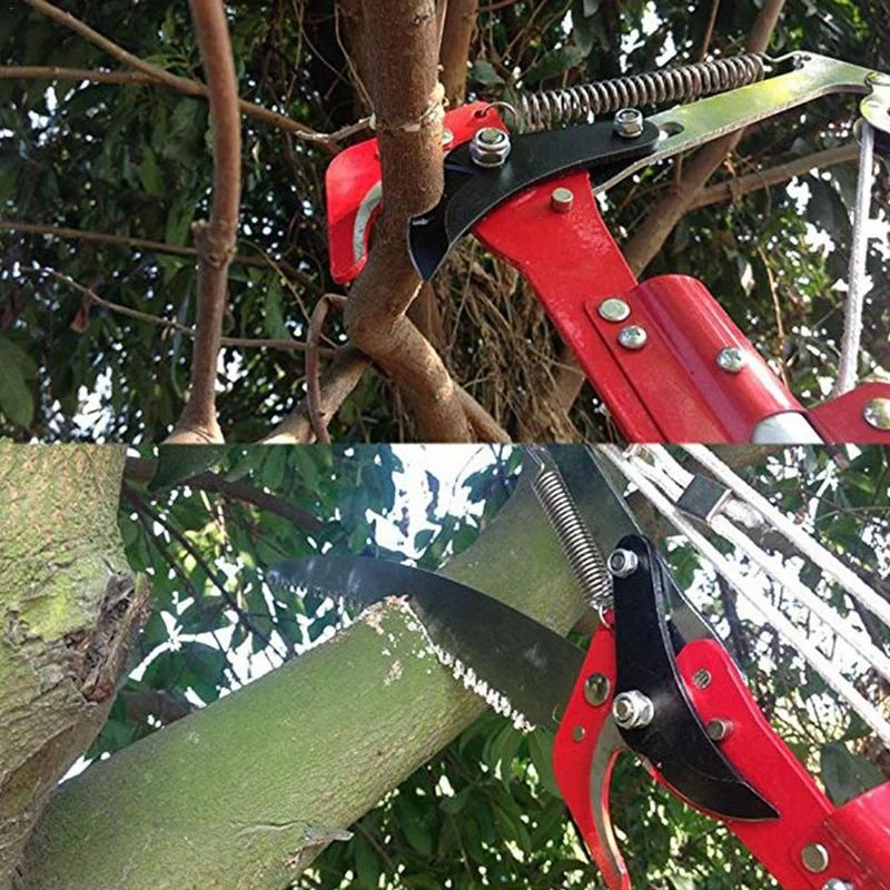 Раздвижные ножницы, инструмент для обрезки высоких веток дерева, сучкорез, высококлассные ножницы, выбор фруктов, садовый триммер, пила, ветки, резак