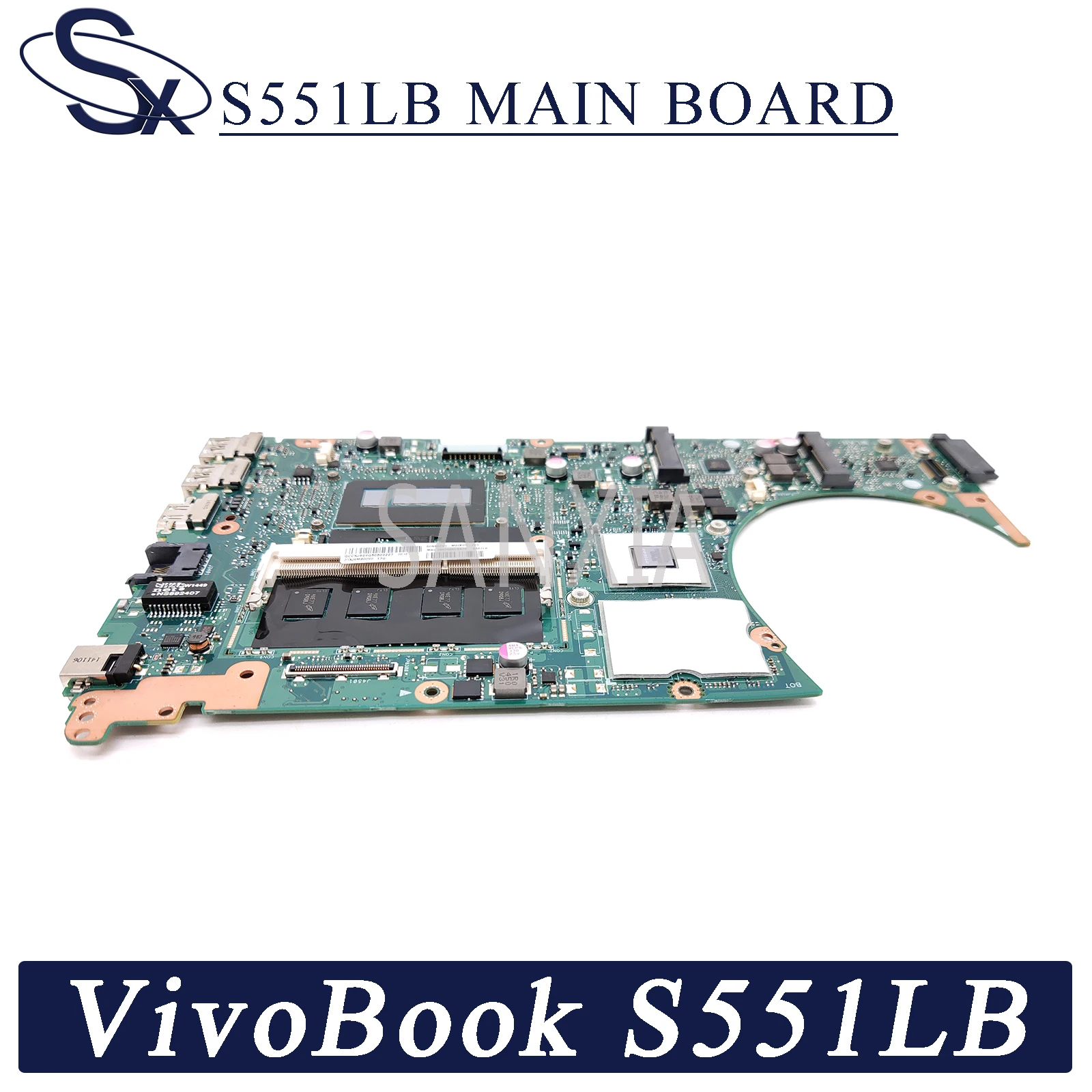 KEFU S551LB материнская плата для ноутбука ASUS S551LN S551L оригинальная 4GB RAM I5 4200U GT740M