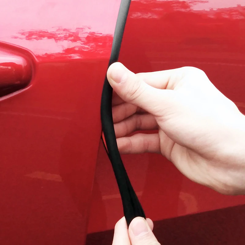 Car Styling Rubber Car Door Seal Strip Stickers Anti Dust Soundproof