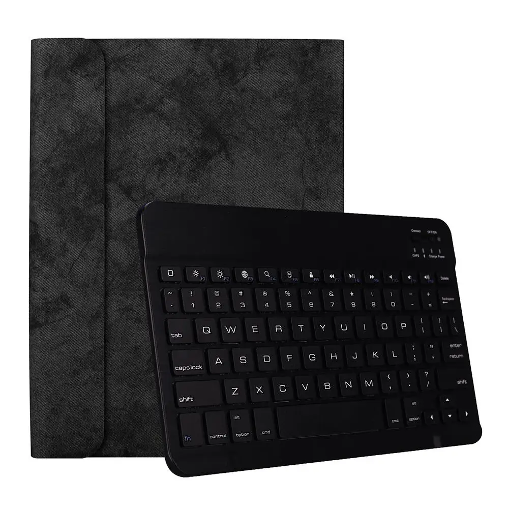 Черный Для Apple iPad Pro 11 дюймов беспроводной Bluetooth Смарт сна клавиатура подставка для планшета защитный чехол - Цвет: Черный