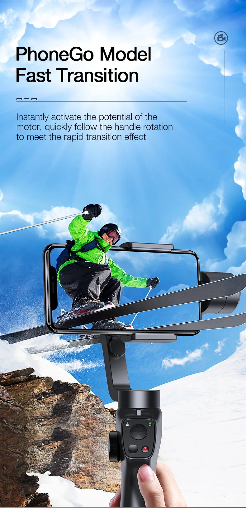 3-Axis Handheld Gimbal Stabilizer (13)