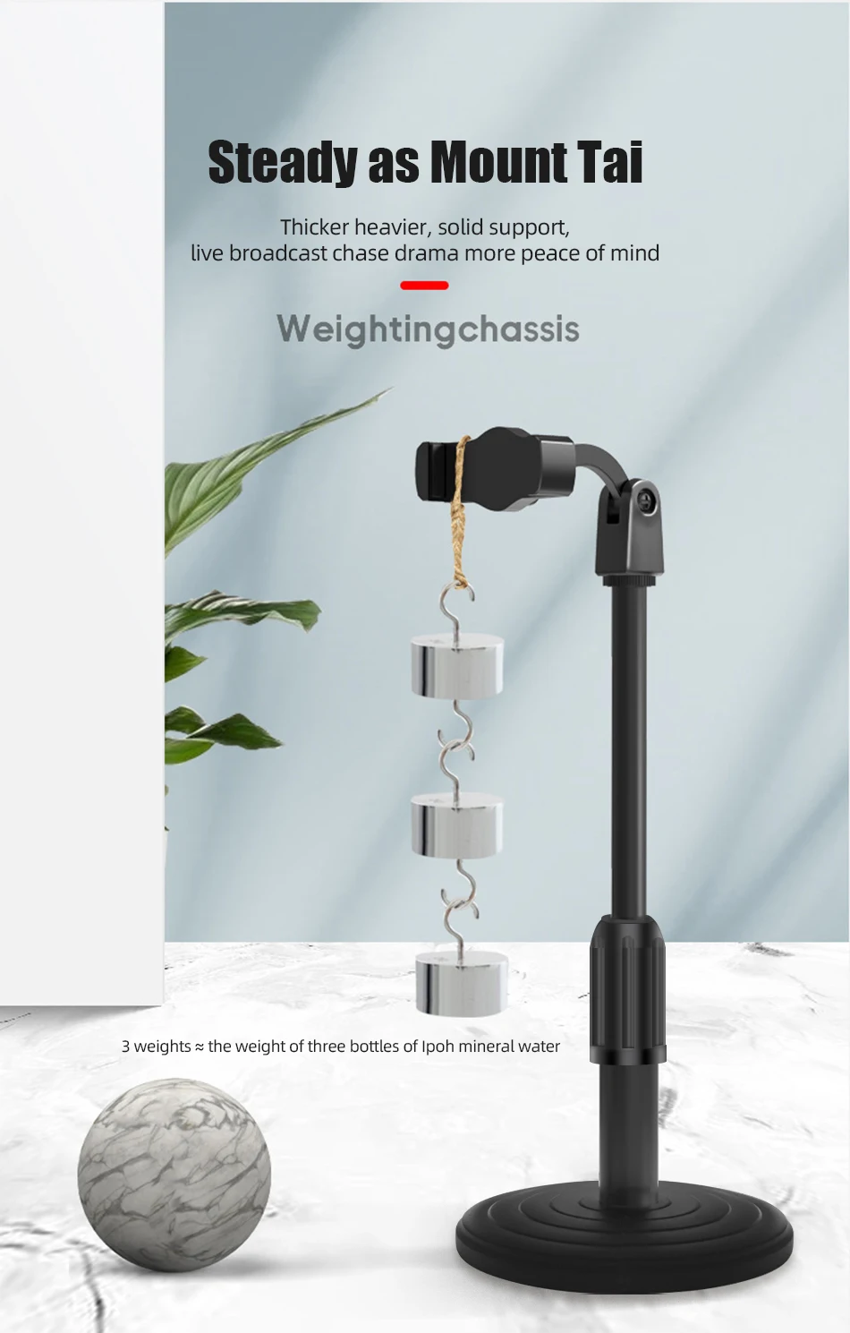 !ACCEZZ Multi-cam Live Phone Holder For iPhone 11 XS Pro Max 8 Xiaomi Huawei Samsung S10 Universal Stand Adjustable Lazy Bracket (7)