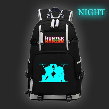 

Luminous Backpack Anime Hunter X Hunter Backpacks Harajuku Bag Men Laptop Bagpack Rugzak Plecak School Bags for Teenage Girls