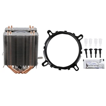 

HOT-XUEYUFENGSHEN CPU Cooler 4 Pure Copper Heat Pipe Two Cooling Towers Cooling System 9cm CPU Cooling Fan CPU Radiator for AMD