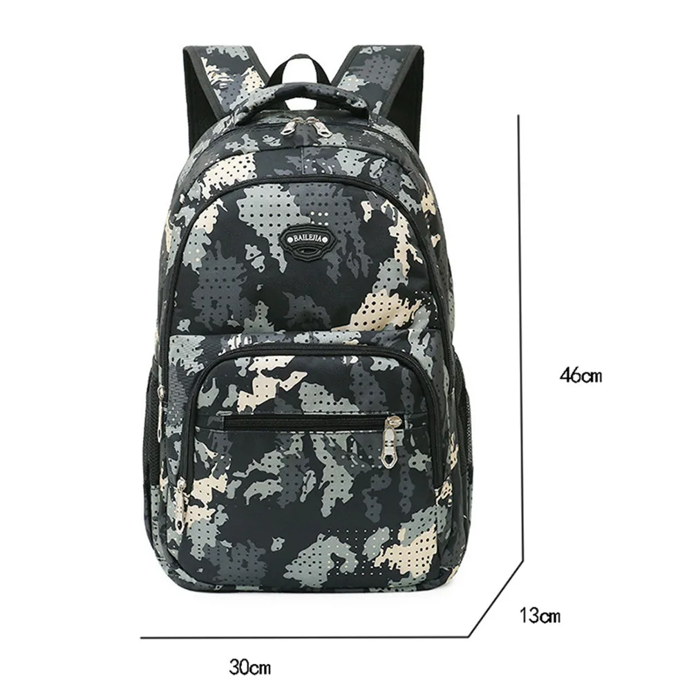 Модный нейлоновый рюкзак, школьные сумки для девочек и мальчиков, подростковые Повседневные детские дорожные сумки, рюкзак с принтом Mochilas