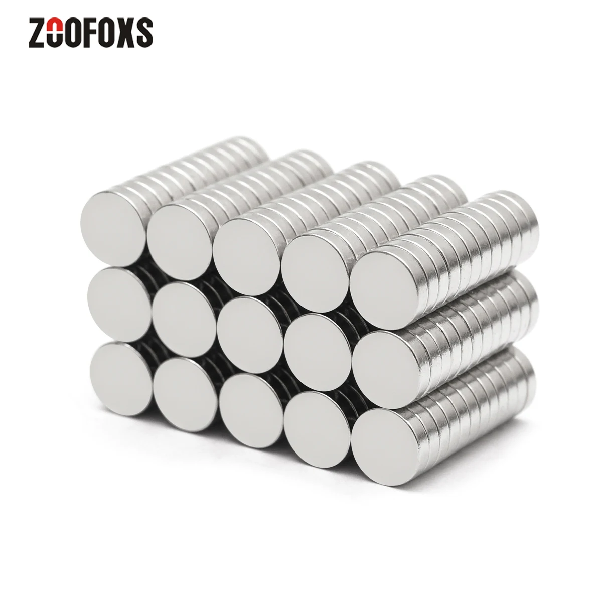 ZOOFOXS 6x1 6x1.5 6x2 6x3 6x4 6x5 6x6 6x8 6x10 6x20mm Ronde Neodymium magneetplaat N35 NdFeB minimagneten voor magnetisch gebruik Scenario's DIY